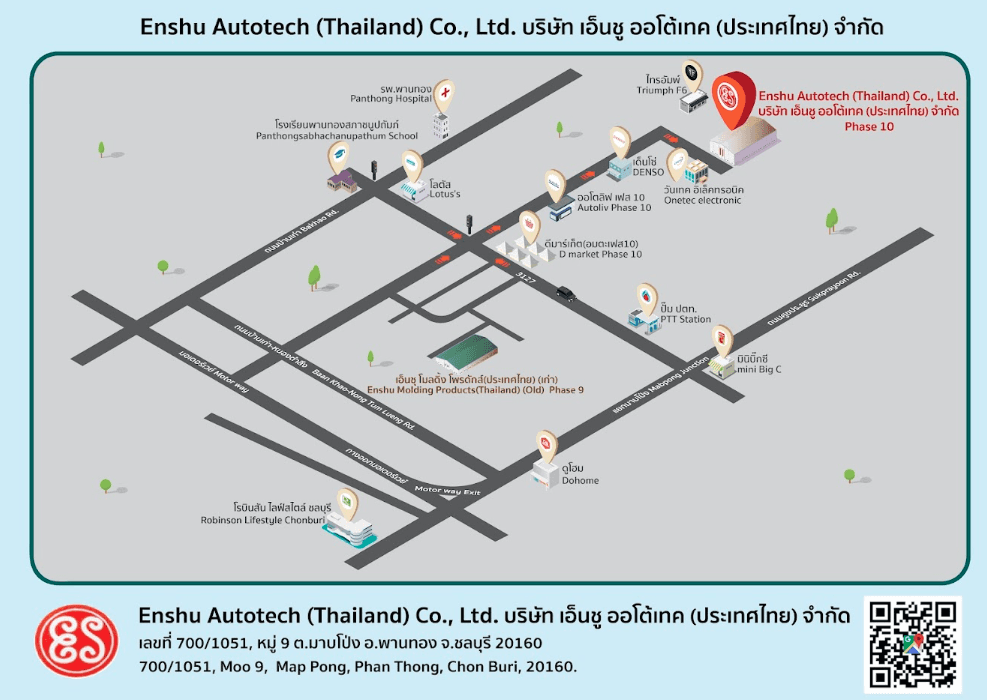 Map Enshu Autotech Thailand